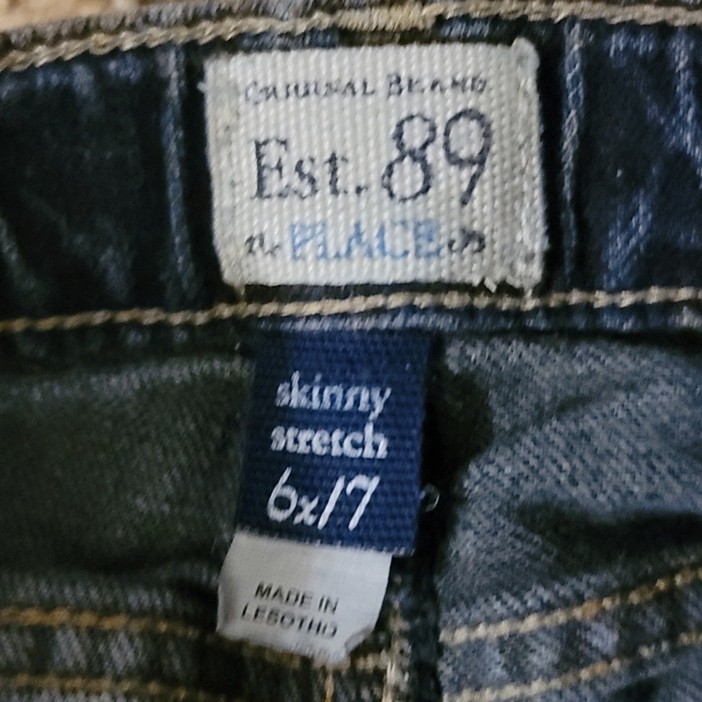 Est. 89 Girl's  Dark Wash Jeans Size 6x/7 - Picture 5 of 7
